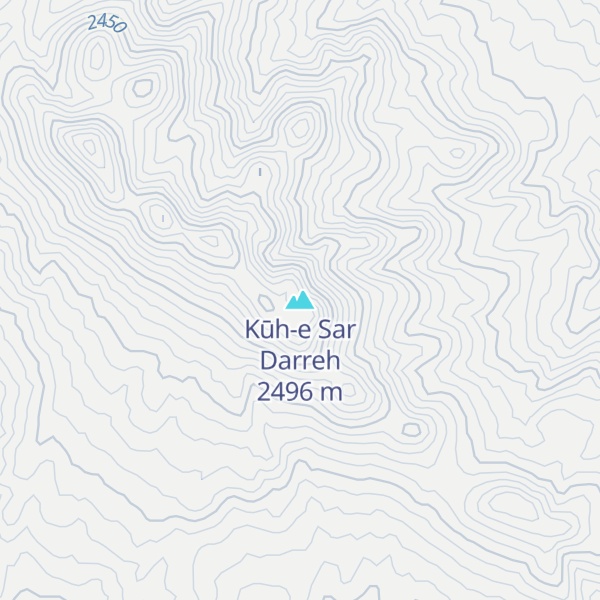 Map of Kūh-e Sar Darreh