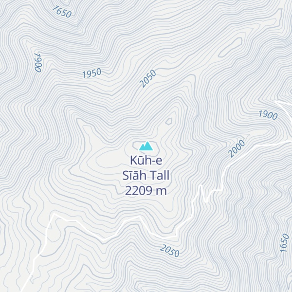 Map of Kūh-e Sīāh Tall