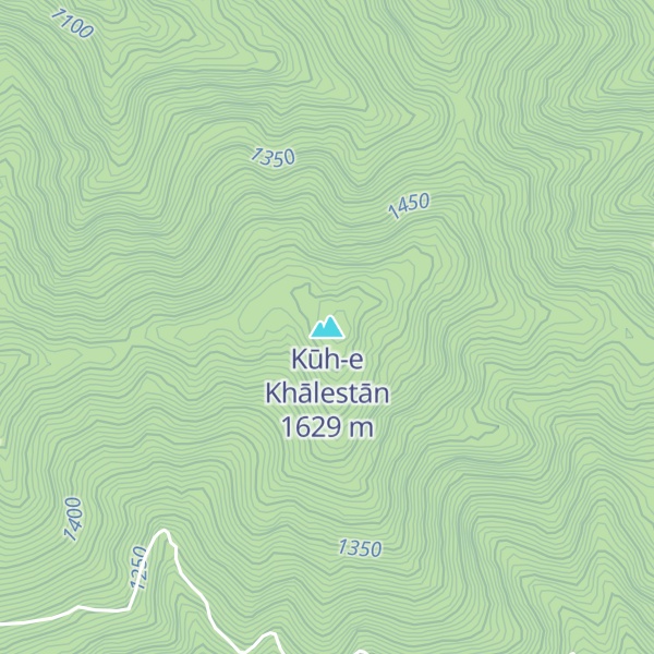 Map of Kūh-e Khālestān