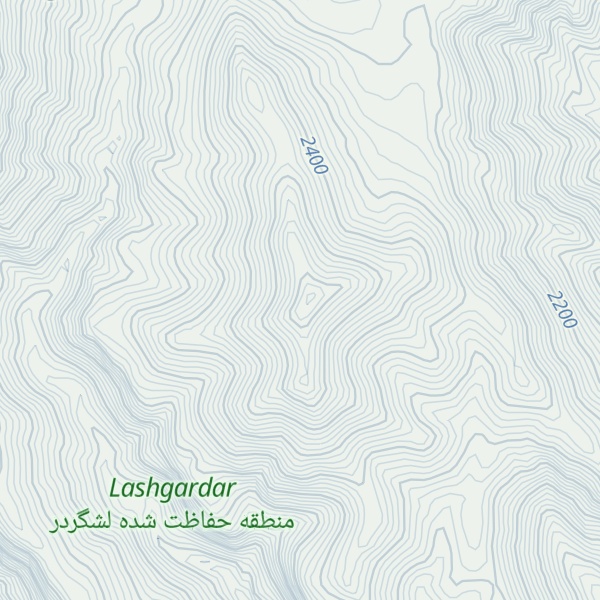 Map of Kūh-e Shīr va Palang