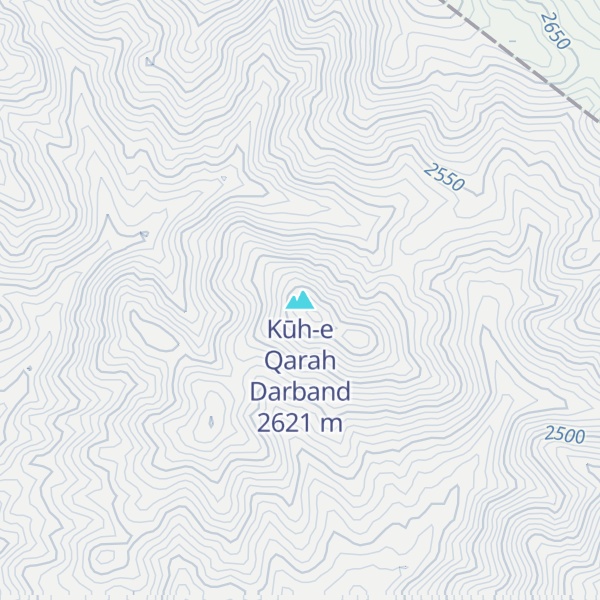 Map of Kūh-e Qarah Darband