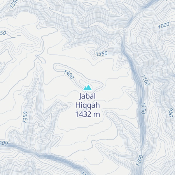 Map of Jabal Hiqqah