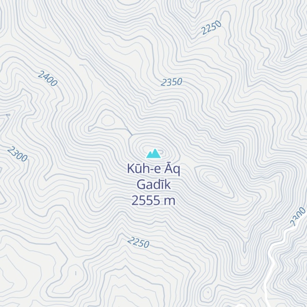 Map of Kūh-e Āq Gadīk