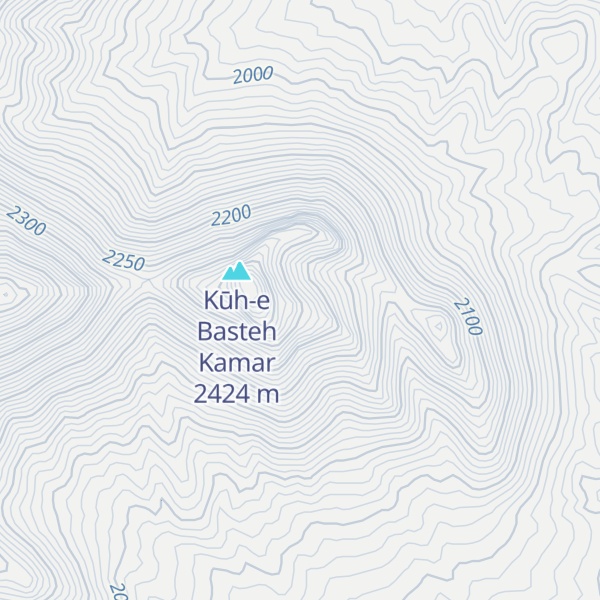 Map of Kūh-e Chenākh