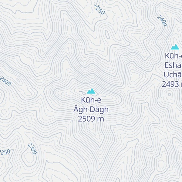 Map of Kūh-e Āgh Dāgh