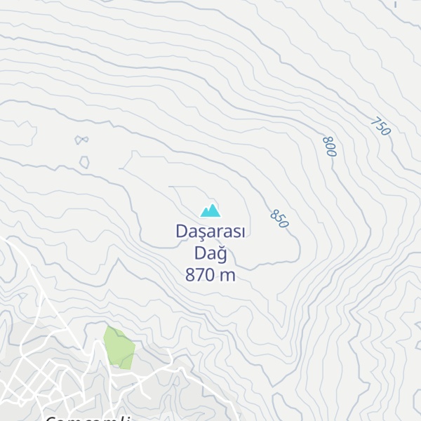 Map of Daşarası Dağ
