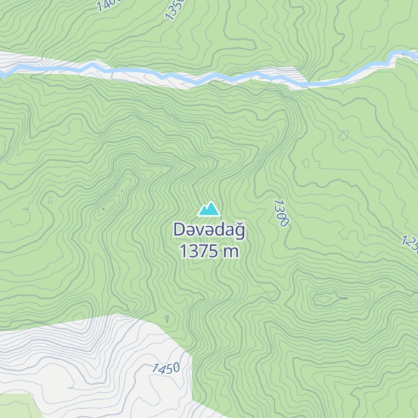 Map of Dəvədağ