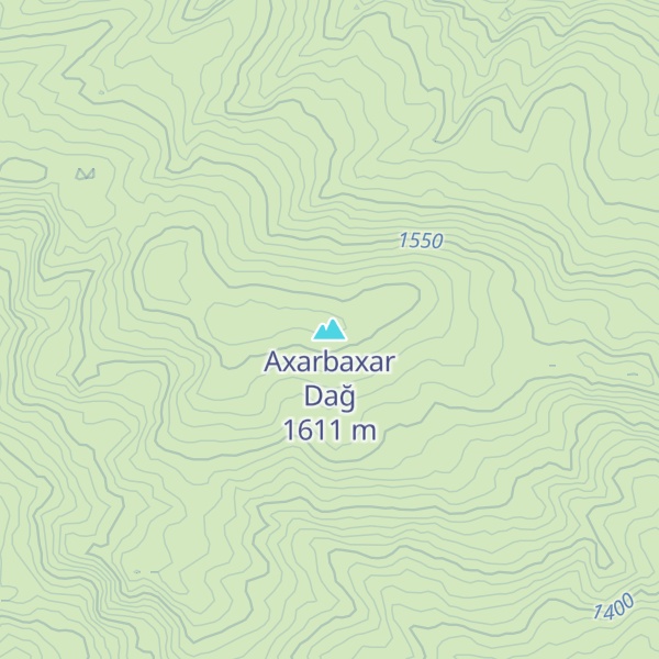 Map of Axarbaxar Dağ