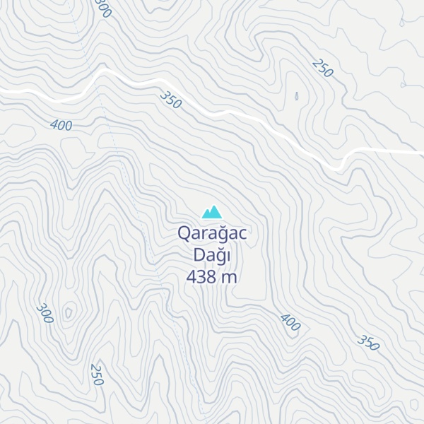 Map of Qarağac Dağı