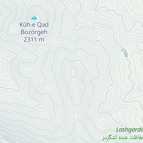 Map of Kūh-e Gāv Kamar