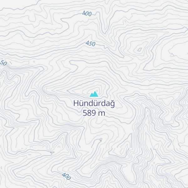 Map of Hündürdağ