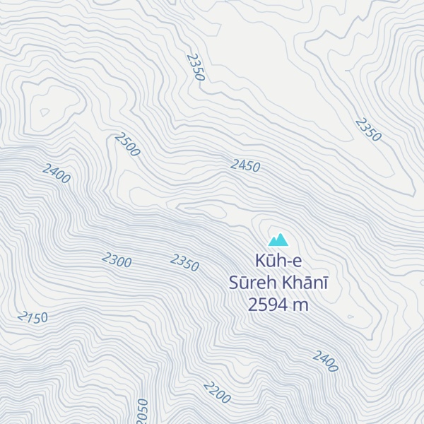 Map of Kūh-e Masheh