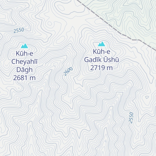 Map of Kūh-e Estarjeh