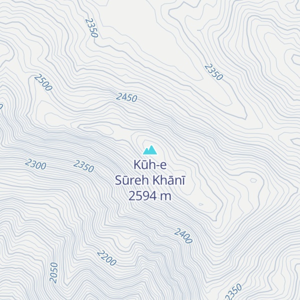 Map of Kūh-e Sūreh Khānī
