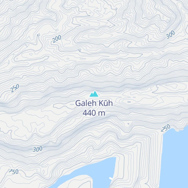 Map of Galeh Kūh
