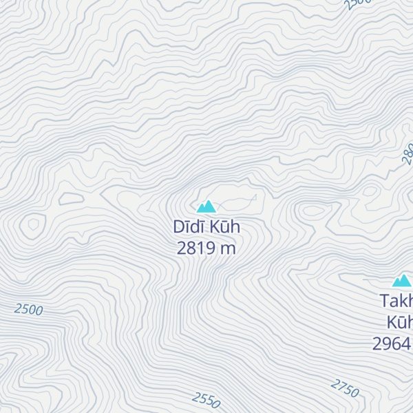 Map of Dīdī Kūh