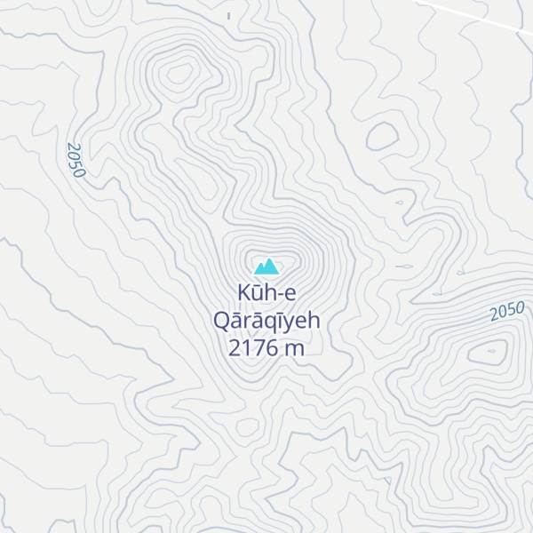 Map of Kūh-e Qārāqīyeh