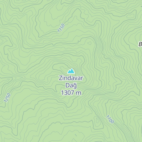 Map of Zindavar Dağ