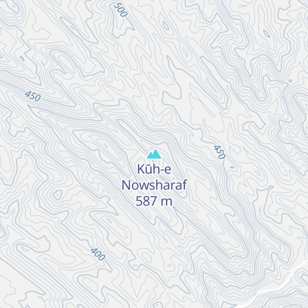 Map of Kūh-e Nowsharaf