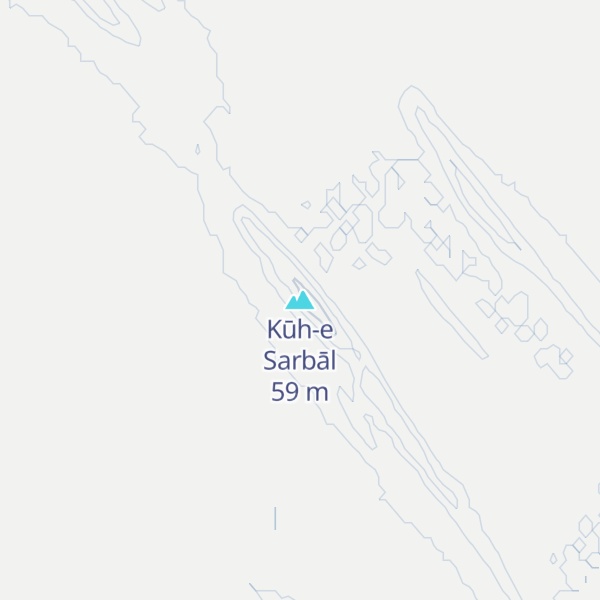 Map of Kūh-e Sarbāl