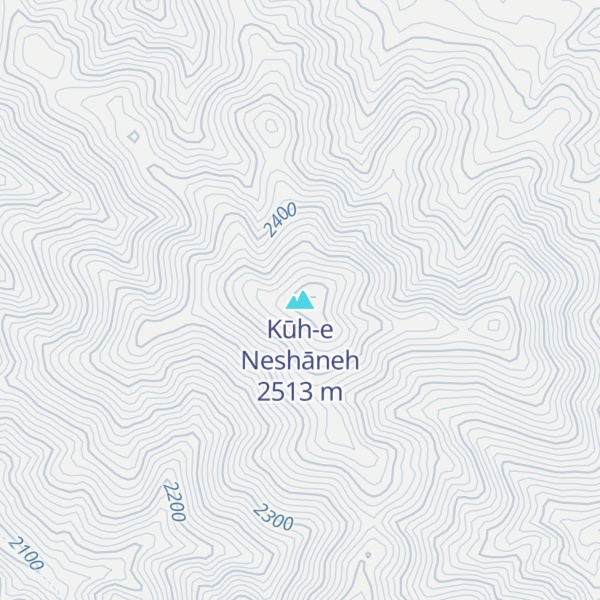 Map of Kūh-e Neshāneh
