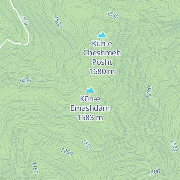 Map of Kūh-e Emāshdam