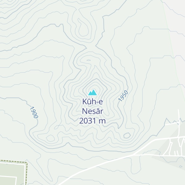 Map of Kūh-e Nesār
