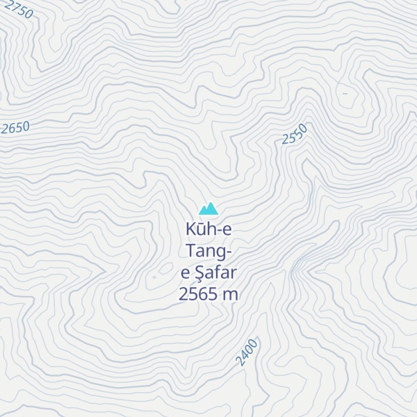 Map of Kūh-e Tang-e Şafar