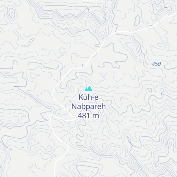 Map of Kūh-e Nabpareh