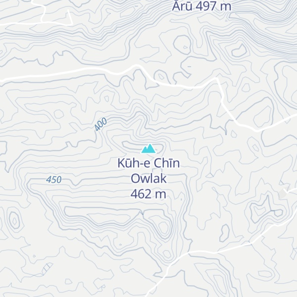 Map of Kūh-e Chīn Owlak