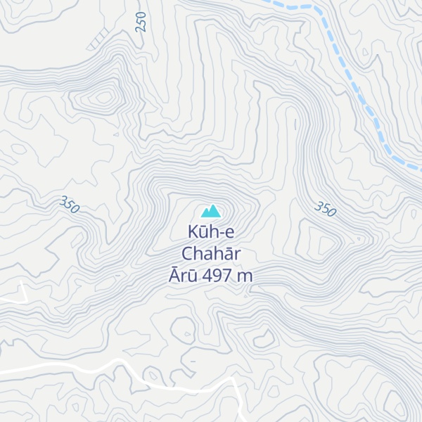 Map of Kūh-e Chahār Ārū