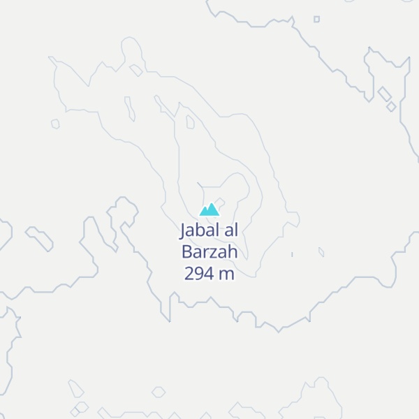 Map of Jabal al Barzah