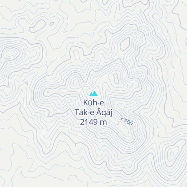 Map of Kūh-e Tak-e Āqāj