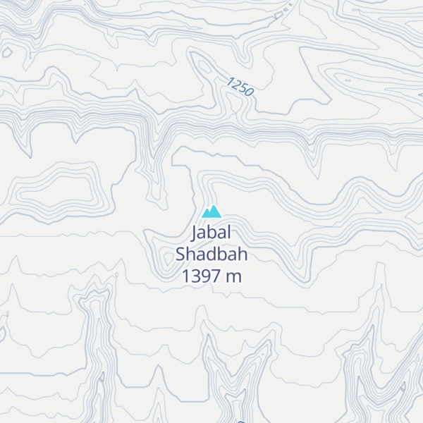 Map of Jabal Shadbah