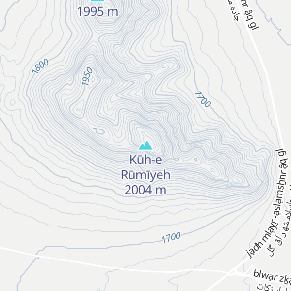 Map of Kūh-e Rūmīyeh