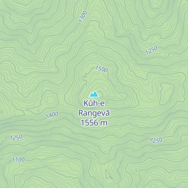 Map of Kūh-e Rangevā
