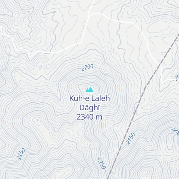 Map of Kūh-e Laleh Dāghī