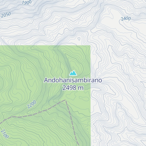 Map of Andohanisambirano