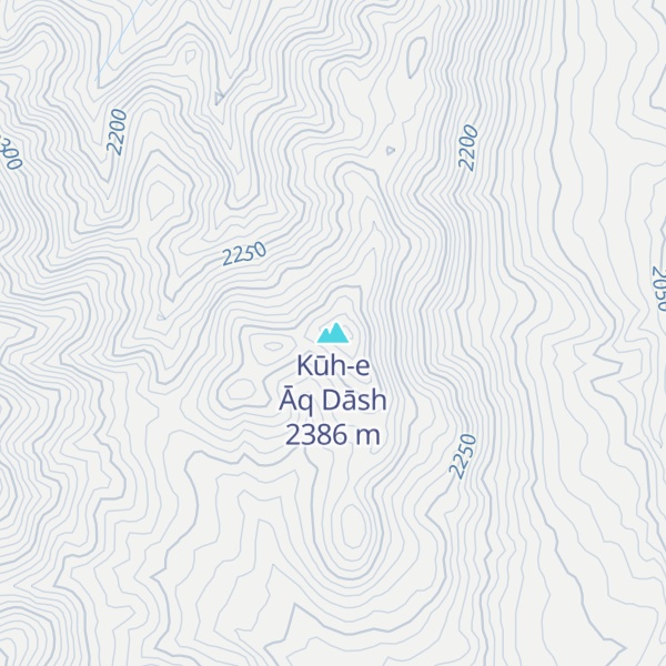 Map of Kūh-e Āq Dāsh