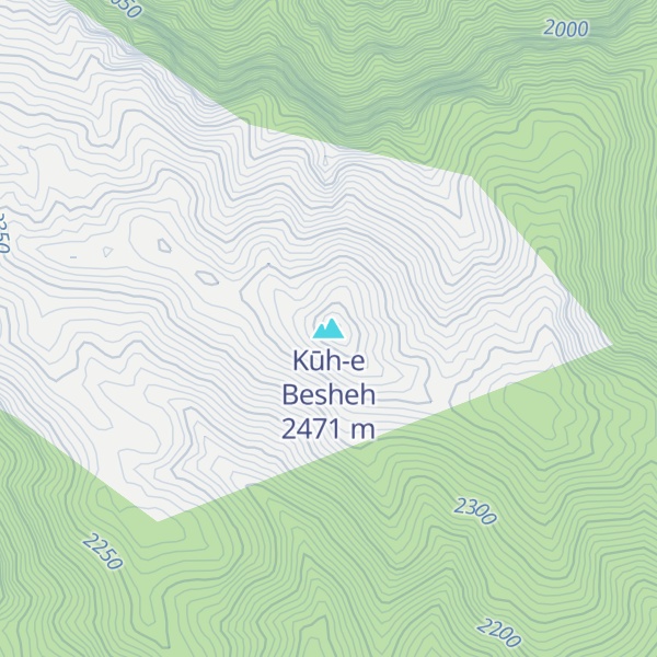 Map of Kūh-e Besheh