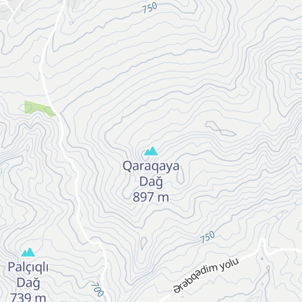 Map of Qaraqaya Dağ