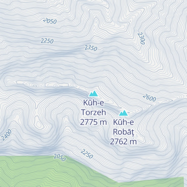 Map of Kūh-e Torzeh