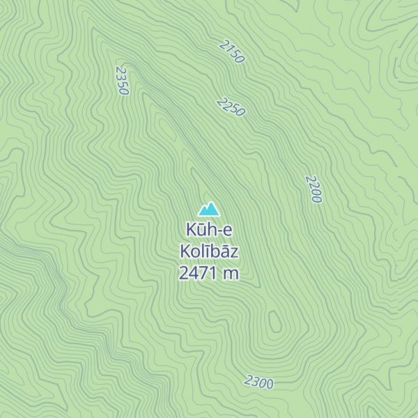 Map of Kūh-e Kolībāz