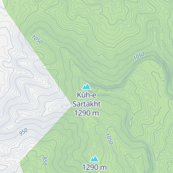 Map of Kūh-e Sartakht