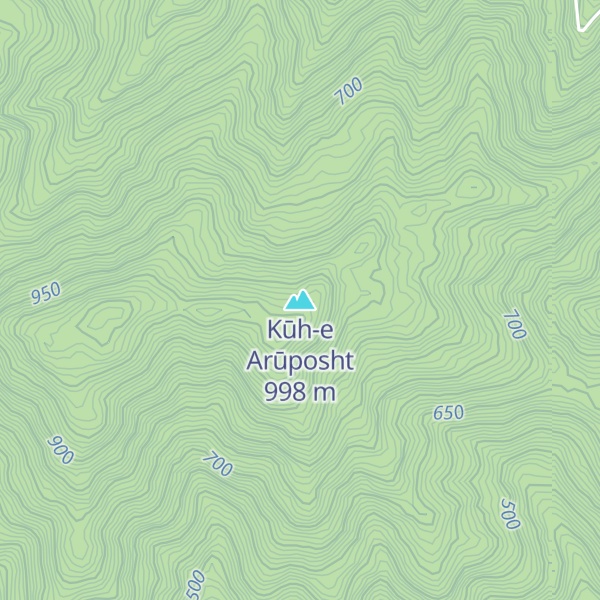 Map of Kūh-e Arūposht