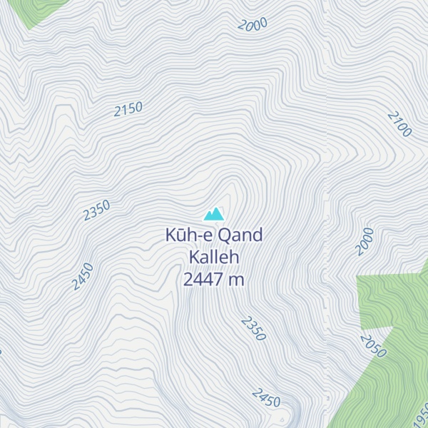 Map of Kūh-e Qand Kalleh
