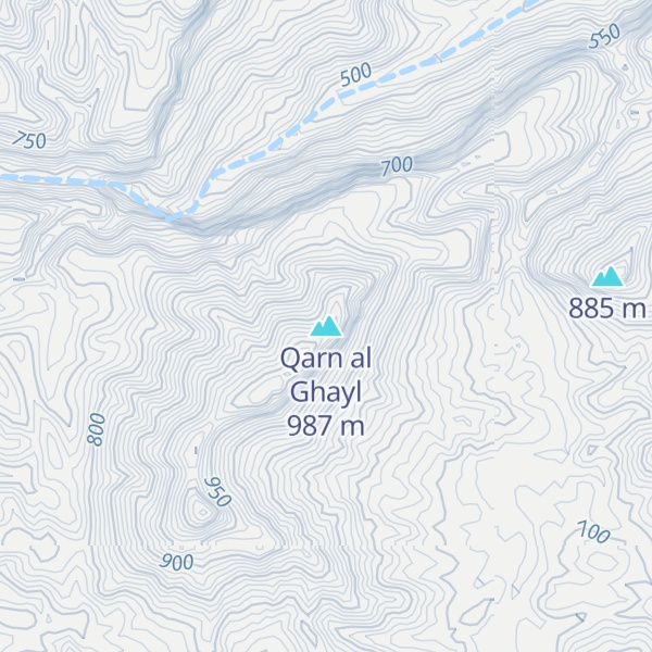 Map of Qarn al Ghayl