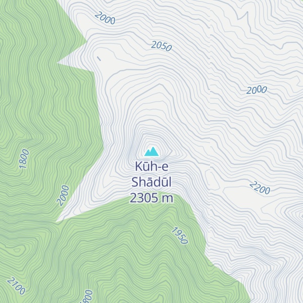 Map of Kūh-e Shādūl