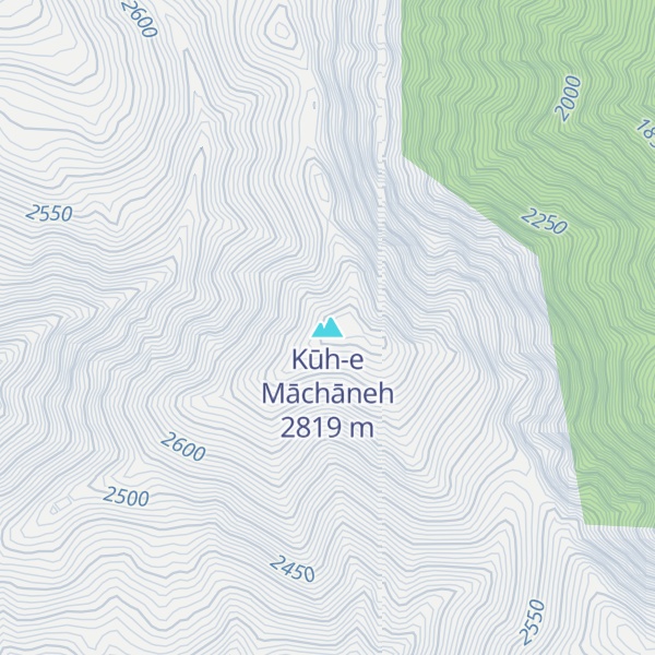 Map of Kūh-e Māchāneh