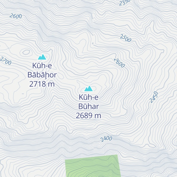 Map of Kūh-e Būhar